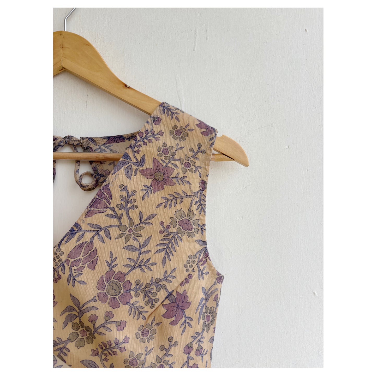 Beige lilac top