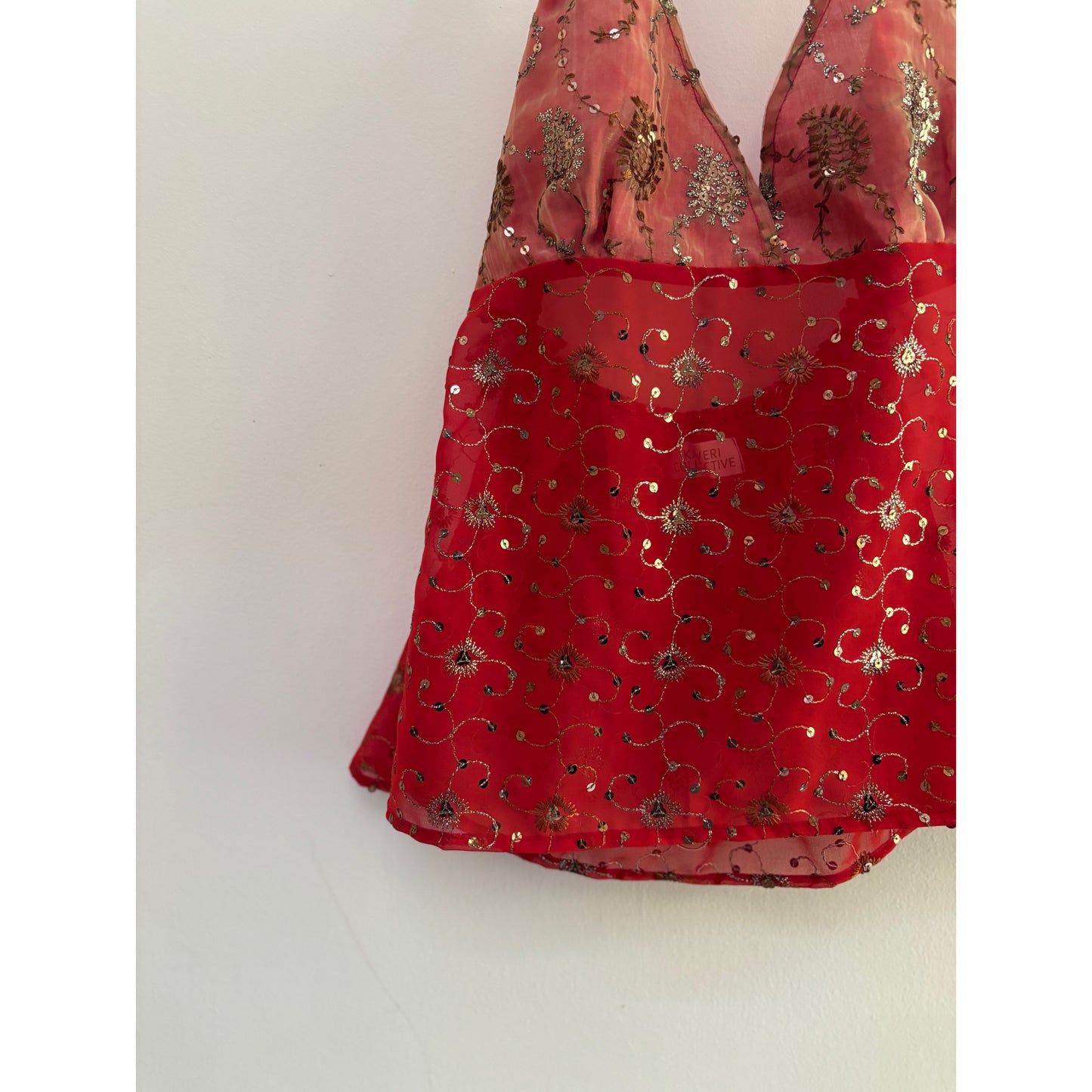 Celestial tangy halter neck top