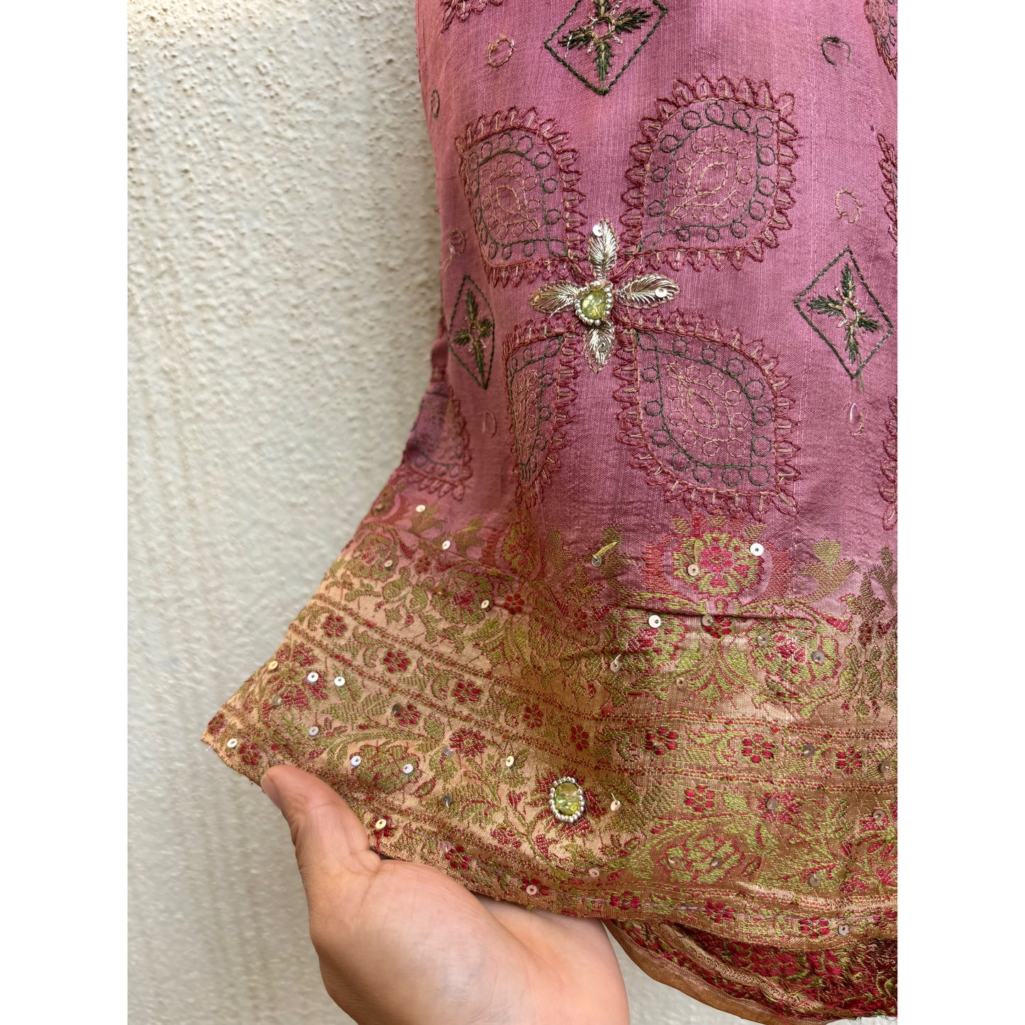 Mauve celestial halter top