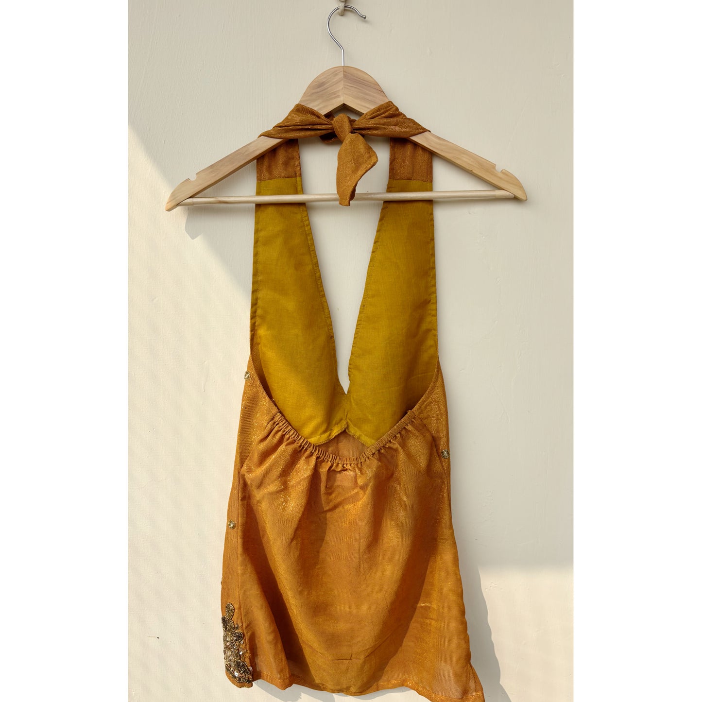 Harnoor handwork halter neck top