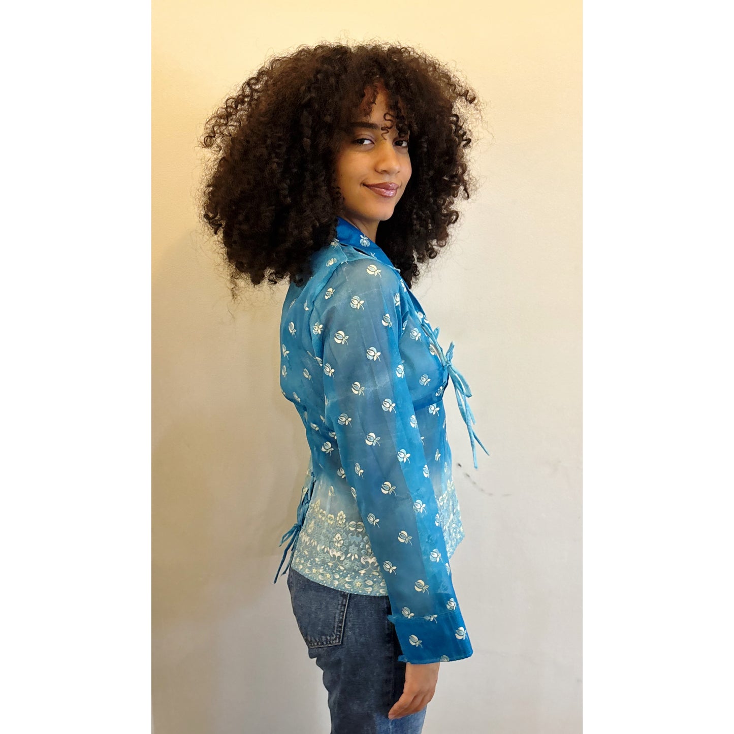 Dual tonal pushpakkam shirt