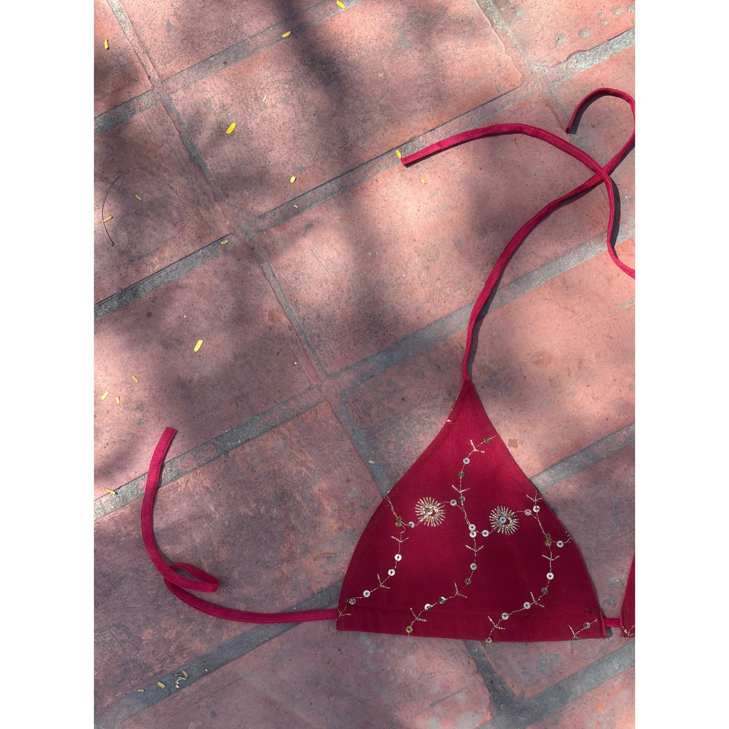 Maroon celestial bikini
