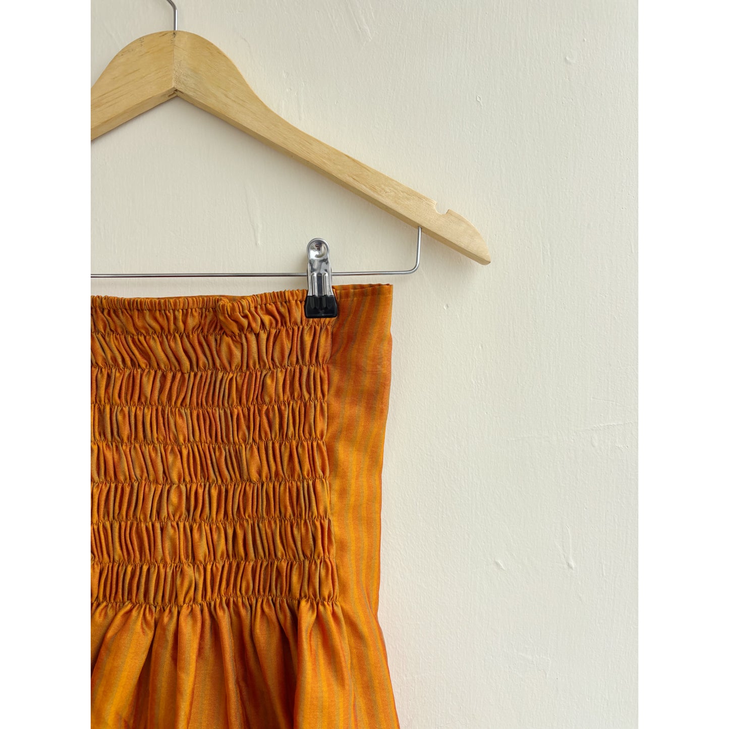 Rust Orange Striped Top
